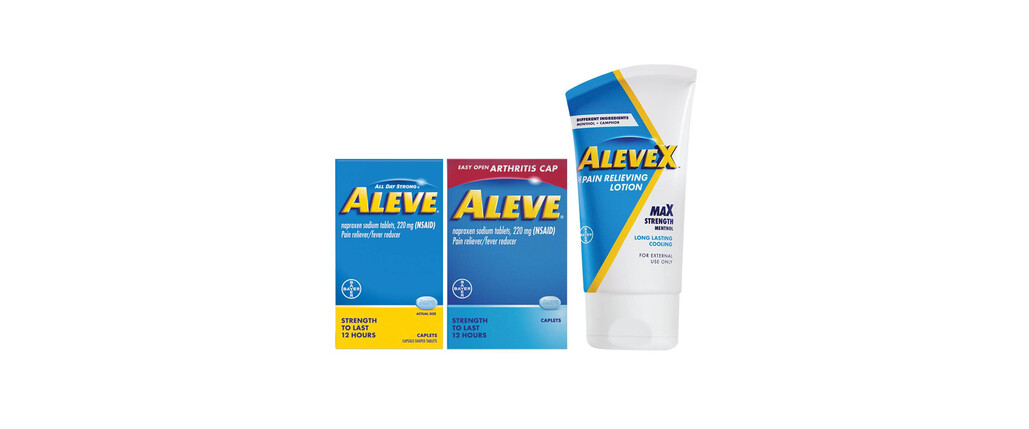 Aleve® 80 count or larger or AleveX™ coupon
