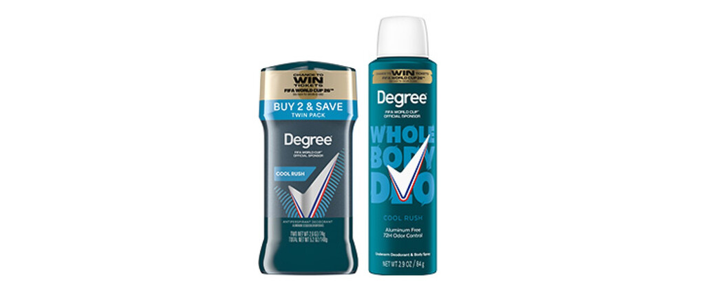 Degree FIFA Deodorant coupon